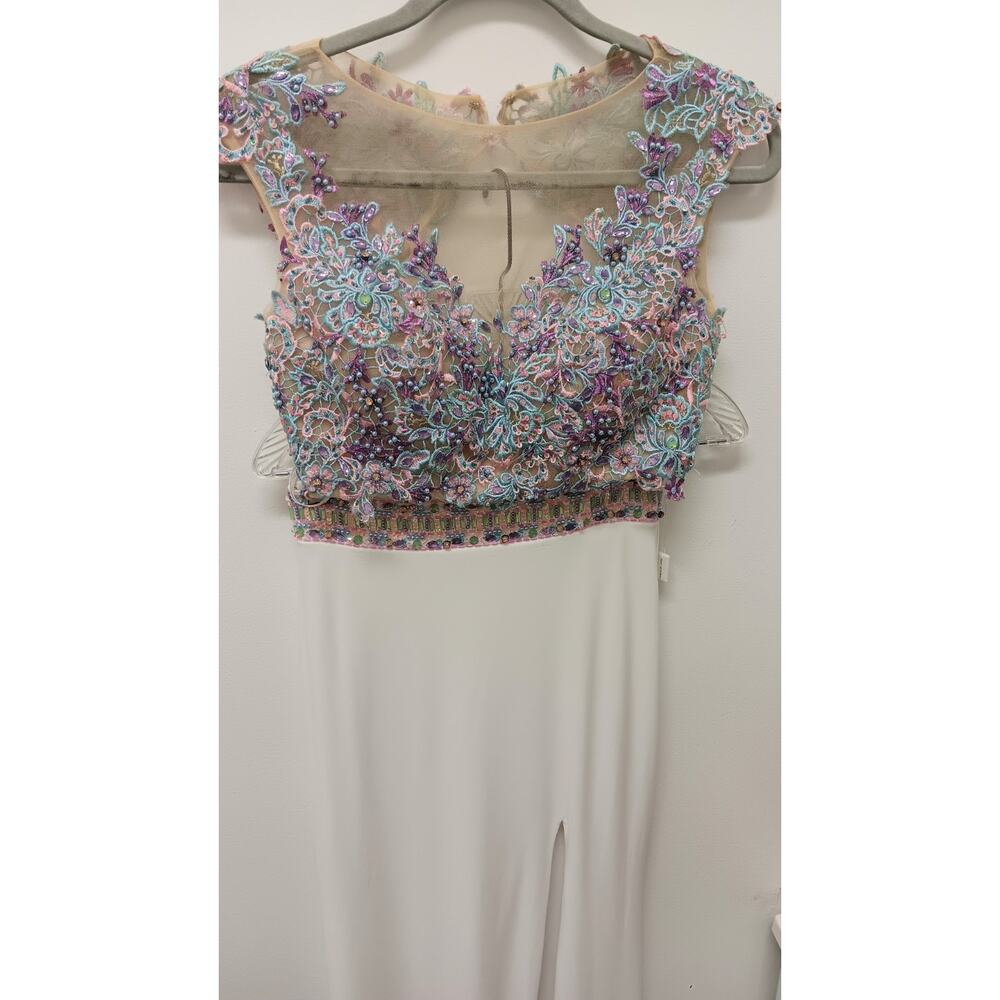 2 Piece Beaded Size 4 Prom Formal Dress